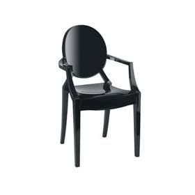 Kartell Louis Ghost Armchair Black