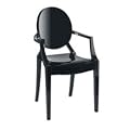 Kartell Louis Ghost Armchair Black