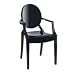 Kartell Louis Ghost Armchair Black