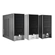 GigaByte iSolo 210 GZ-AA1CB-SNS Silver ATX Mid Tower PC-Geh�use ohne Netzteil (5x13,2 cm (5,2 Zoll), 5x8,9 cm (3,5 Zoll), 2xUSB2.0, FireWire, Audio I/O)