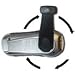 Sporting Goods : SpareHand Power-Shot LED Dynamo Emergency Flashlight