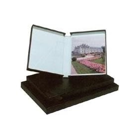 Printfile Black Clamshell Portfolio Box With White Lining - Printfile PBW13191