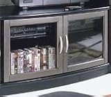 Home Elegance 8097-THome Elegance 8097-T Contemporary Wall Unit Entertainment Center TV Cart