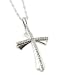 Jewelry : Elsa Martinez Sterling & Diamond Cross Necklace