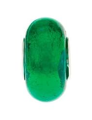 Kera Green Murano Glass Bead