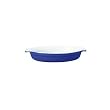 Emile Henry 8.5 inch Oval Gratin Dish, 19 ounces, Azur (Blue)