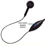 218dYKnpQcL. SL160  Hands Free Headset with 1 touch microphone and online for Sony Ericsson Phones