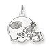 14K White Gold San Francisco 49Ers Helmet Pendant - NF1724W