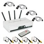2.4GHz 4 Channel Wireless AV Receiver and 4 CCD 