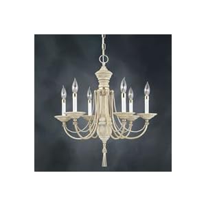 TL-M2190-60 - 6 Light Chandelier in Chardonnay Finish