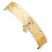 Jewelry : 14k 10.5mm Diamond-cut Semanario Slip-on Bangle Bracelet