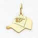 14K Toronto Blue Jays Sm Baseball Cap Charm