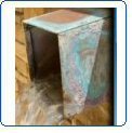 Bobe 4 x 8 Rectangular Box Copper Scupper