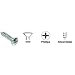 C.R. LAURENCE AV2358 CRL Bright Zinc Chromate 8 x 1/2