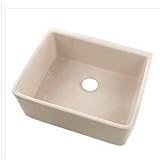 Belle Foret F3KITBI 18-3/4W Apron Front Kitchen Sink-Fireclay in Bisque