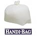 Handi-Bag Super Value Pack Liners, 8 gallon, .55mil, 21-1/2 x 24, White, 130/box