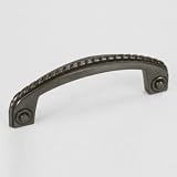 Jeffrey Alexander Calais 4-1/2 OL Solid Brass Rope Pull, Dark Antique Copper