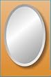 24" X 36" Oval Frameless Mirror