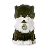 Plush Maynard Black and White Kitten Nature Babies 12