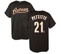 Andy Pettitte Black Majestic Name and Number Houston Astros T-Shirt