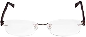 Charmant 10946 Womens/Ladies Optical New Collection Designer Rimless Titanium Eyeglasses/Eyeglass Frame (49-17-140, Gold / Multicolor)