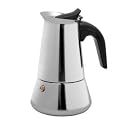 Leopold Edelstahl Espressokocher für 4 Tassen LEO