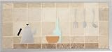 Broan Gourmet Decorative Backsplash, 30 W  x 20 H, Tumbled Marble
