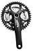 ACTION CRANKSET MT SHIMANO M532 DEORE 44T 175 BLACK 2PC