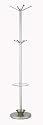 Adesso Quatro Umbrella Stand /Coat Rack, Champagne Steel