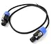 GSI Premium High-Speed Speaker Cable With 2 Pole Speakon Connector Plugs - For Musicians And Audio Sound Professionals - 10 Feet Long