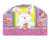 Happy Easter Bunny Yard Easter DeSigns® Magnet