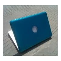 IVEA AQUA BLUE Crystal Clip on See Thru Hard Case Cover for New Macbook Pro 13 13.3 Inch Aluminum Unibody