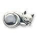 Jewelry : Sterling Silver Antiqued Sleeping Cat Pin