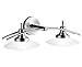 Kichler 6162NI Structures 2-Light Bath Wall Mount in Brushed Nickel