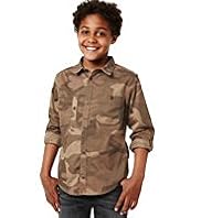 Pure Cotton Classic Collar Camouflage Shirt