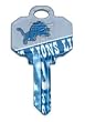 Detroit Lions Schlage SC1 House Key