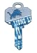 Detroit Lions Schlage SC1 House Key