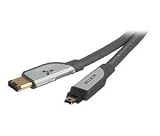 BELKIN FireWire 6-pin male/FireWire 4-pin male Cable - 1.8 m (CF1100vfr1.8M-G)