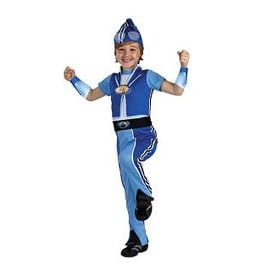 LAZYTOWN SPORTACUS  DELUXE MUSCLE LIGHT-UP COSTUME WITH ACCESORIES