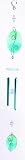 Outdoor Living : Blue Glass Wind Chime