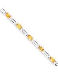 Sterling Silver Citrine Bracelet