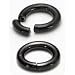 Black Implant Grade Titanium 6 gauge Segment Ring 1/2"