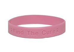 Find the Cure Pink Breast Cancer Awareness Wristband
