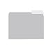 Pendaflex 1521/3GRA Pendaflex 2-Tone File Folders, 1/3 Cut, Top Tab, Letter, Light Gray, 100/Box