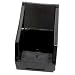 Quantum QUS240 Plastic Storage Stacking Ultra Bin, 14-Inch by 8-Inch by 7-Inch, Black Conductive, Case of 12