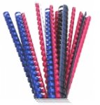 Plastik-Binderücken 10 mm rot - 100 Binderücken