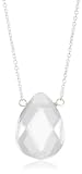 Dogeared Healing Gems Rock Crystal Sterling Silver Necklace, 18