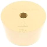 Rubber Stopper - Size 10 - Drilled