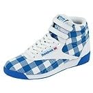 Buy Reebok Lifestyle Freestyle Hi Squares | Ladies Shoes White Cycle Blue by Reebok