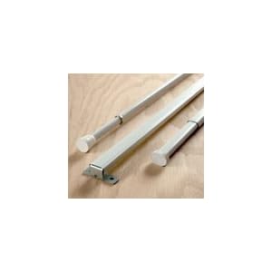 52 TO 90-INCH ADJUSTABLE SPRING TENSION OR SCREW MOUNT CURTAIN ROD